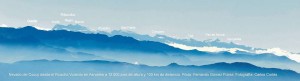 Desde la altura se pudo captar esta imagen de nuestra geografía. - Suministrada / GENTE DE CABECERA