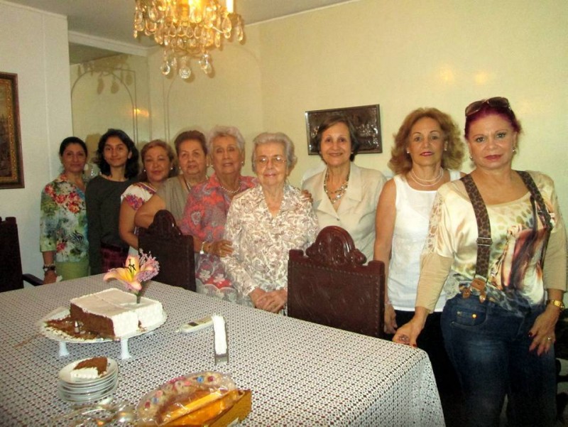 Diana Sierra, Karina Arciniegas, Martha Pinzón, Lucila Esparza, Argénida Domínguez, Cecilia de Umaña, Lucila de Ariza, Mariela Gutiérrez y Clara Gutiérrez. - Suministrada / GENTE DE CABECERA