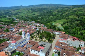 Vista panorámica de Charalá