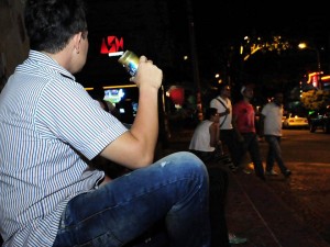 Una de las cuadras más concurridas es la calle 48 con carrera 34.