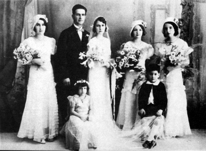 Matrimonio de Gabriel Otero y Manuelita Puyana Valderrama.