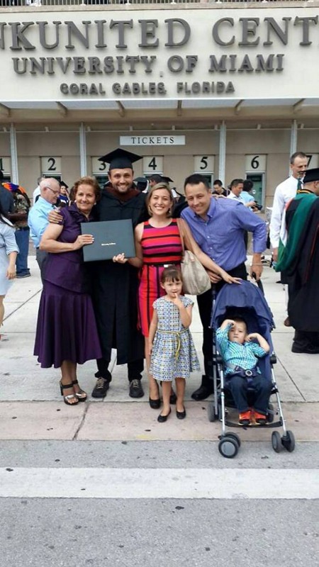 Josefina Díaz Silva, Luis José Galvis Díaz, Carolina León Naizaque, Álvaro Enrique Galvis Díaz, y los niños, Luciana Galvis León y Alejandro Galvis León. - Suministrada/ GENTE DE CABECERA