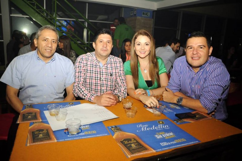 Pedro Ortiz, Francisco Suárez, Milena Mantilla y Jorge Cabrales. - Didier Niño / GENTE DE CABECERA