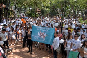 El pasado fin de semana más de 300 personas se reunieron en el Parque San Pío para protestar contra el maltrato animal y rechazar actos de violencia, tal y como se evidenció con el caso de Dominic, el Bull Terrier que murió en hechos crueles en Huila