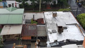 Desde el edificio Belvento se ven algunos tanques en mal estado. - Suministrada / GENTE DE CABECERA