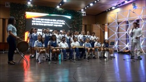 Las presentaciones artísticas también hicieron parte de las estrategias de los colegios para reflexionar sobre la paz. - Suministrada / GENTE DE CABECERA