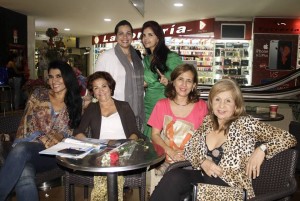 Nadima Al Nour, Libia Bohórquez, Luz Marina Pico, Doris Daniela Durán, Silvia González y Libia Buitrago