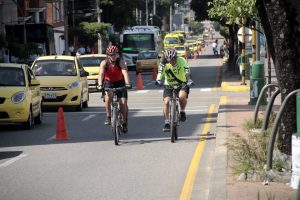 En la cra 27 se habilitaron carriles exclusivos para bicicletas