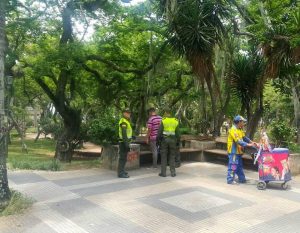 Aunque los operativos en el Parque San Pío son permanentes, mensualmente se intensifican las campañas de prevención e información. - Suministrada/GENTE DE CABECERA