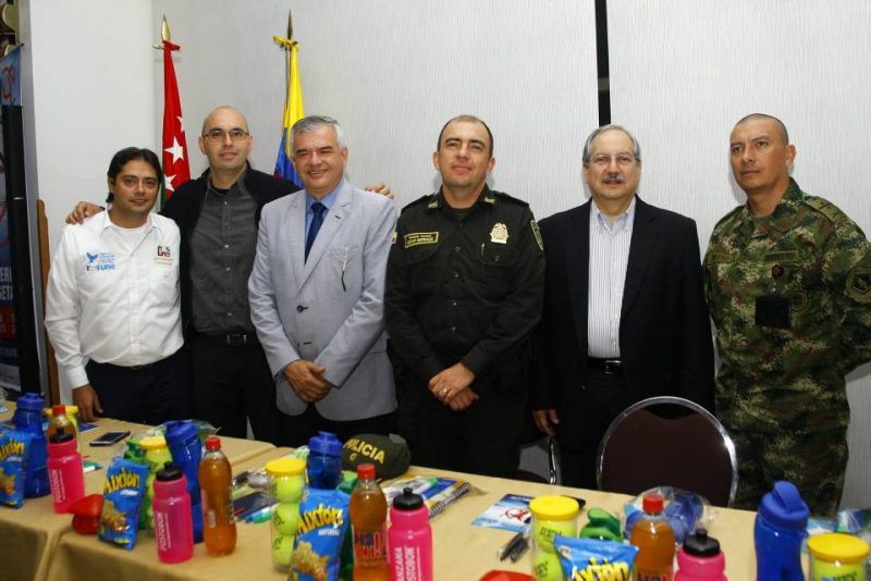 Carlos Alberto Díaz, Óscar Lozano, Ciro Solano, Coronel César Buitrago, Víctor Castillo y Teniente Coronel Alejandro Lucero. - César Flórez/GENTE DE CABECERA