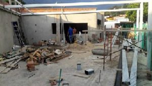 Así avanza la construcción del restaurante escolar. - Suministrada/GENTE DE CABECERA