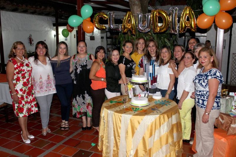 Clara Inés García, Mercedes Abaunza, Silvia Abaunza,  Soro Abaunza, Yolanda Anaya, Martha Villamizar, Sofía Muñoz, Claudia Castañeda, Claudia Abaunza, Marisol González, Clara Lorena Flórez, Blanca Calderón, Ana Belén Flórez y Olga Velazco. - Karen Camacho/GENTE DE CABECERA