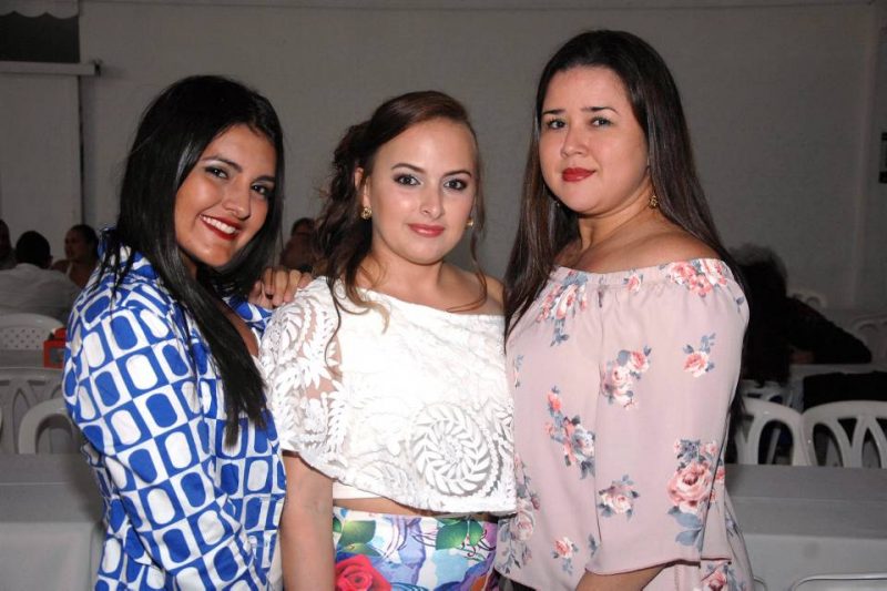 Cindy Hernández, Margareth Corredor y Nikoll Corredor. - Jaime Del Río/GENTE DE CABECERA