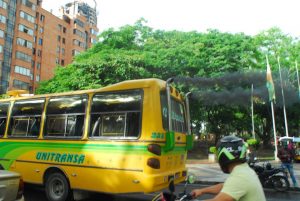 68 microgramos de partículas contaminantes por metro cúbico revelan una regular calidad del aire en Cabecera. - Heliberto Cáceres/GENTE DE CABECERA