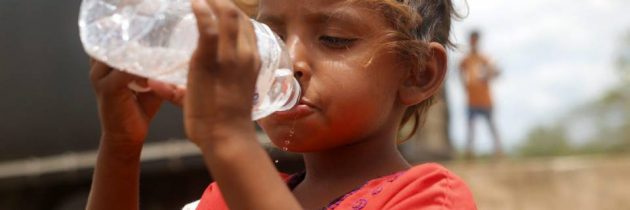 Gran ‘aguatón’ para calmar la sed de los niños de la Guajira