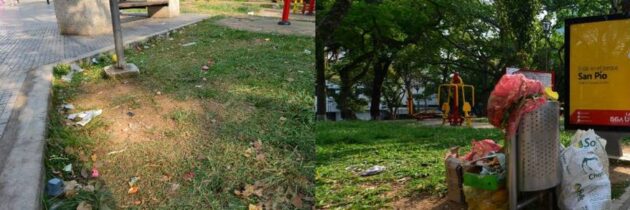 Basura del Mercadillo Campesino de San Pío genera molestias