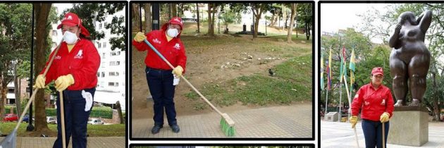 Parques limpios gracias a ellas